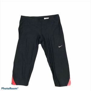 Ladies Nike Running Dri-Fit Black‎ Capri Pants Sm